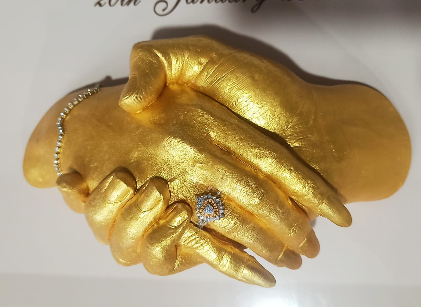 Couple's Clasped Hands
